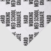 fleißiger Med School Graduate Seidenpapier (Ausschnitt)