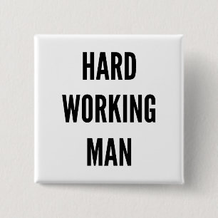 fleißiger Mensch Button