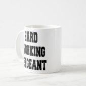 fleißiger Mitarbeiter Kaffeetasse (Vorderseite Links)