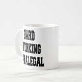 fleißiger Patentanwalt Kaffeetasse (Vorderseite Links)