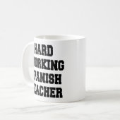 fleißiger Spanischlehrer Kaffeetasse (Vorderseite Links)