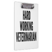fleißiger Tierarzt Klemmbrett (Rechts)