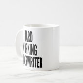 Fleißiger Versicherungssachbearbeiter Kaffeetasse (Vorderseite Links)