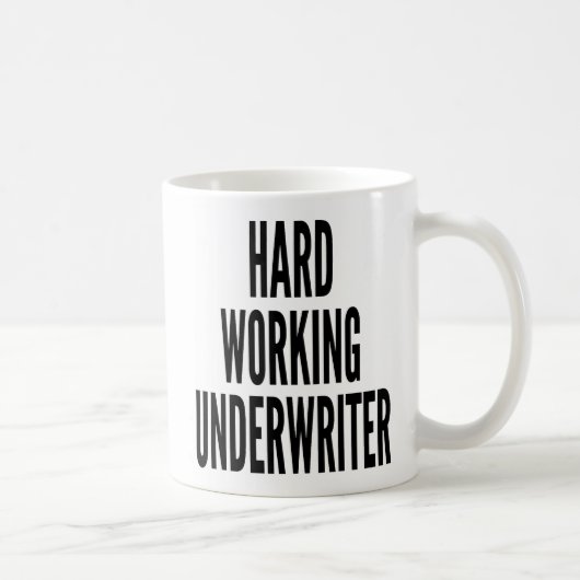 Fleißiger Versicherungssachbearbeiter Kaffeetasse (Rechts)