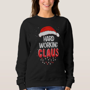 Fleißiger Weihnachtsmann Weihnachten passendes Kos Sweatshirt