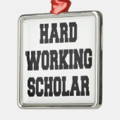 fleißiger Wissenschaftler Ornament Aus Metall (Links)