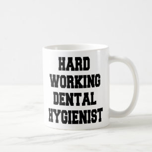 fleißiger Zahnarzthygienist Kaffeetasse