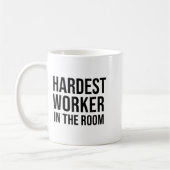 Fleißigster Arbeiter im Raum, Workout-Motivation S Kaffeetasse (Links)