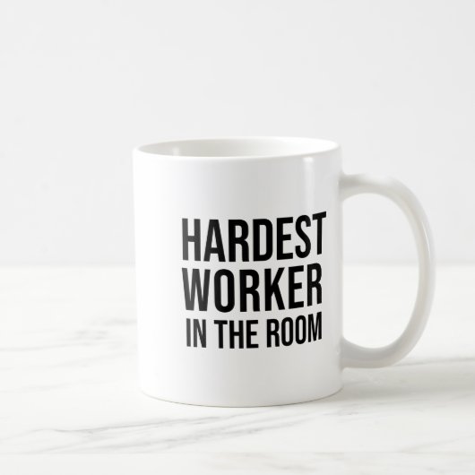 Fleißigster Arbeiter im Raum, Workout-Motivation S Kaffeetasse (Rechts)