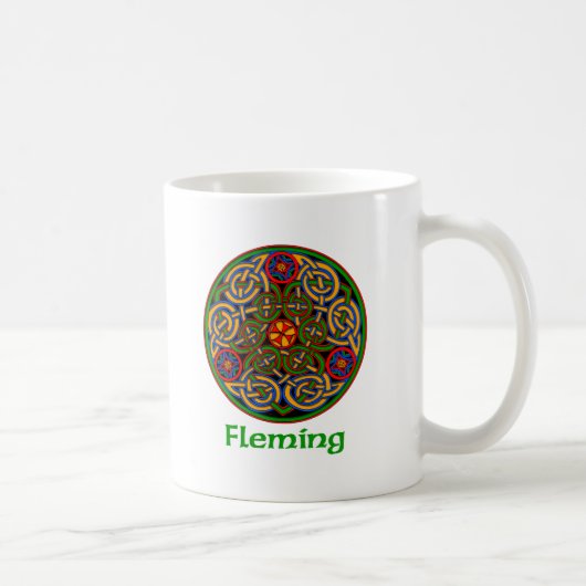 Fleming Celtic-Knoten Kaffeetasse (Rechts)