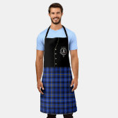 Fleming Clan Abzeichen & Tartan Kilt Schürze (Getragen)