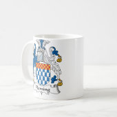 Fleming Familienwappen Kaffeetasse (Vorderseite Links)