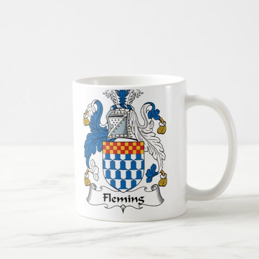Fleming Familienwappen Kaffeetasse (Rechts)