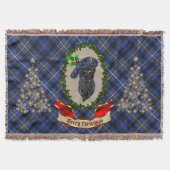 Fleming Scottie Dog Christmas Throw Blanket Decke (Vorderseite)