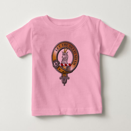 Fleming-Wappen-Abzeichen Baby T-shirt (Vorderseite)