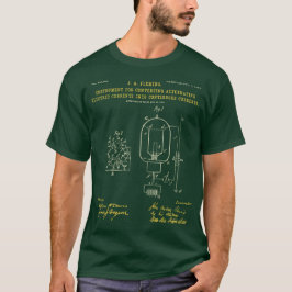 Fleming's Vacuum Tube Rectifier Deep Forest T-Shirt