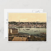 Flensburg, Ansicht aus Ballastberg, II, Schleswig- Postkarte (Vorne/Hinten)