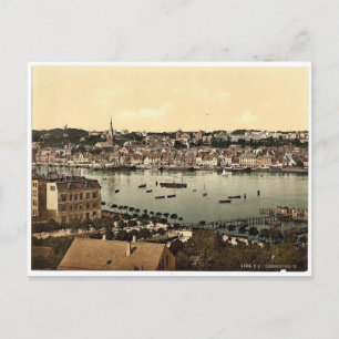 Flensburg, Ansicht aus Ballastberg, II, Schleswig- Postkarte