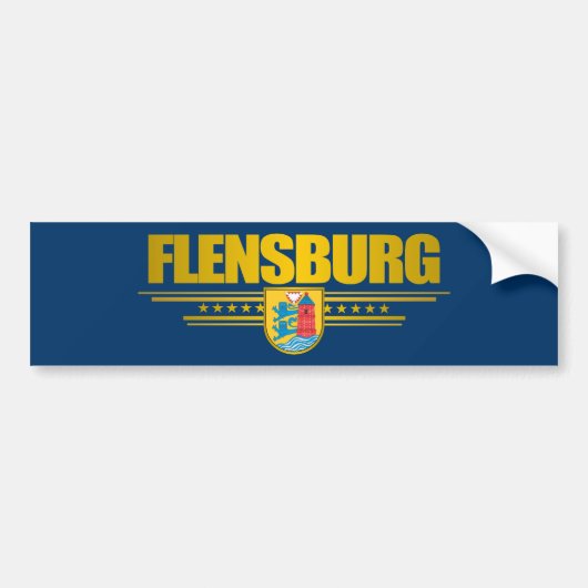 Flensburg Autoaufkleber (Vorne)