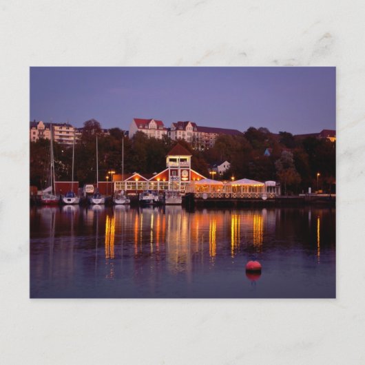 Flensburger Hafen Stadtzentrum Norddeutschland Nac Postkarte (Vorderseite)