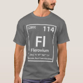 Fleroviumelement (weiß) T-Shirt (Vorderseite)