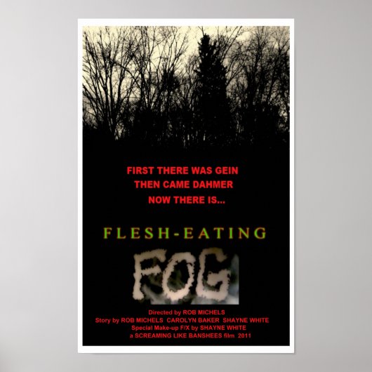 FLESH EATING FOG POSTER (Vorne)