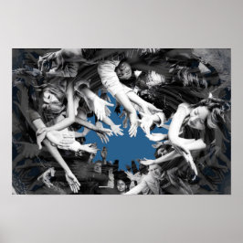 Flesh Tornado Mauer Kunstdruckerin Poster