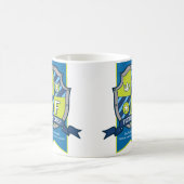 Fletcher Buchstabe F Wappen blau grün Bedeutung Kaffeetasse (Mittel)