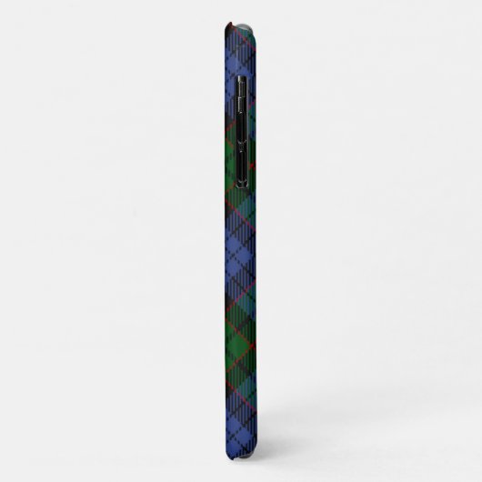 Fletcher Clan Abzeichen & Tartan Phone Case (Hinten/Links)