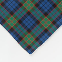 Fletcher Clan Bright Blue und Green Tartan
