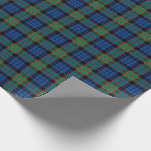 Fletcher Clan Tartan Geschenkpapier (Ecke)