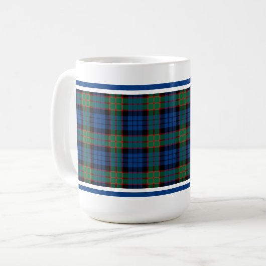 Fletcher Clan Tartan Kaffeetasse (Vorderseite Links)