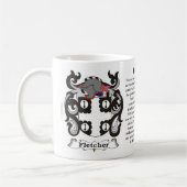 Fletcher Familien-Wappen Tasse (Links)