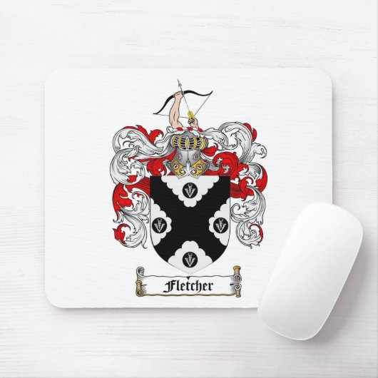 FLETCHER FAMILIENWAPPEN - FLETCHER WAPPEN MOUSEPAD (Mit Mouse)