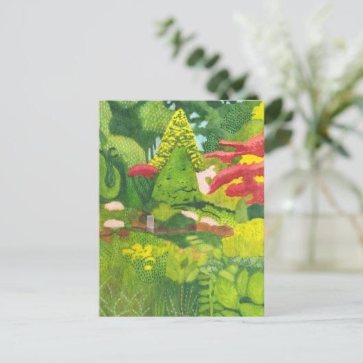 Fletcher Moss Botanischer Garten Postkarte (Stehend Vorderseite)