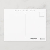 Fletcher Moss Botanischer Garten Postkarte (Rückseite)