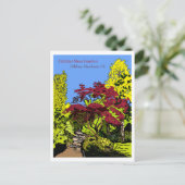 Fletcher Moss Garden, Manchester UK Postkarte (Stehend Vorderseite)