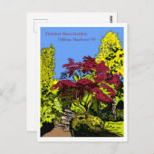 Fletcher Moss Garden, Manchester UK Postkarte (Vorne/Hinten)