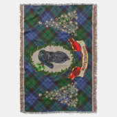 Fletcher Scottie Dog Christmas Decke (Vorderseite Vertikal)