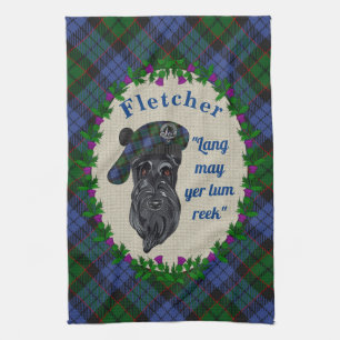 Fletcher Scottie Dog Küchenhandtuch Geschirrtuch