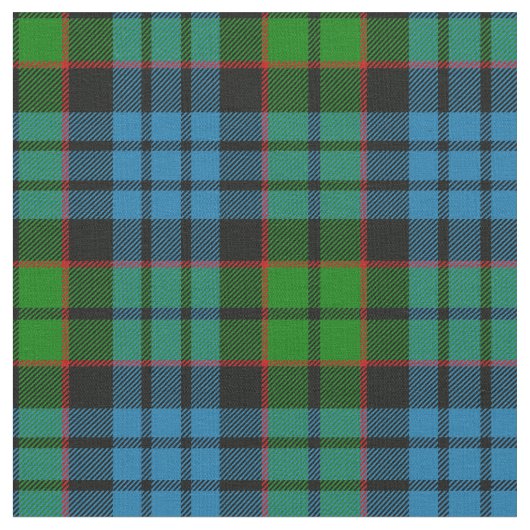 Fletcher Tartan-Druck Stoff (Nahaufnahme)