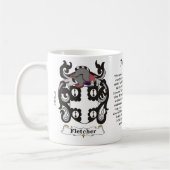 Fletcher Wappen auf einer Tasse (Links)
