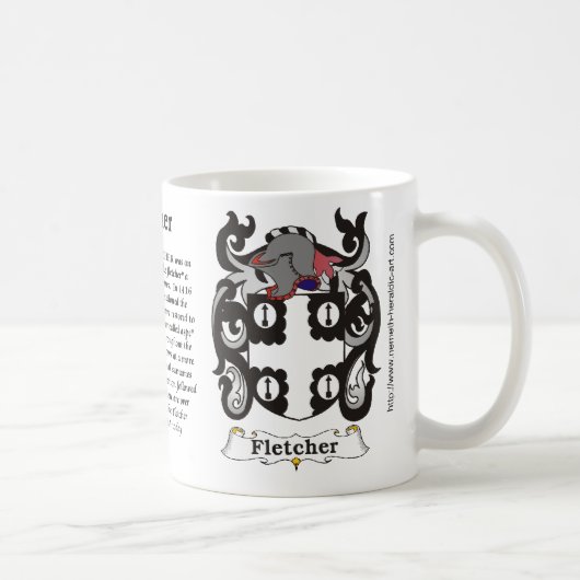 Fletcher Wappen auf einer Tasse (Rechts)