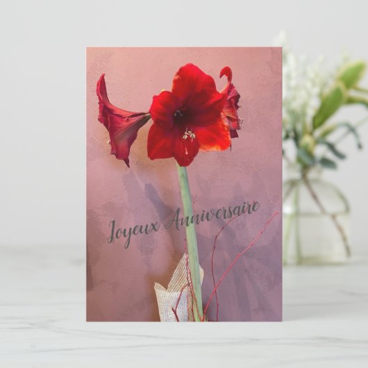 Fleur Amaryllis (Stehend Vorderseite)