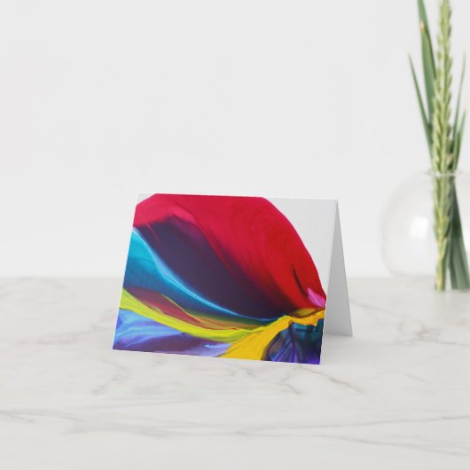 Fleur Blue note cards Karte (Vorderseite)