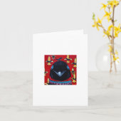 fleur d Krähe Karte (Gelbe Blume)