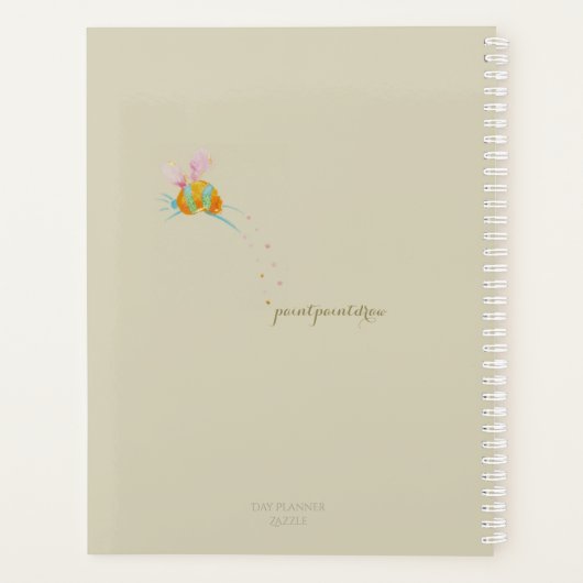 Fleur Day Planner Planer (Rückseite)
