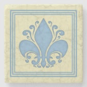 Fleur de Antique Steinuntersetzer (Vorderseite)