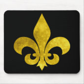 Fleur de Art Gold Rust Mousepad (Vorne)
