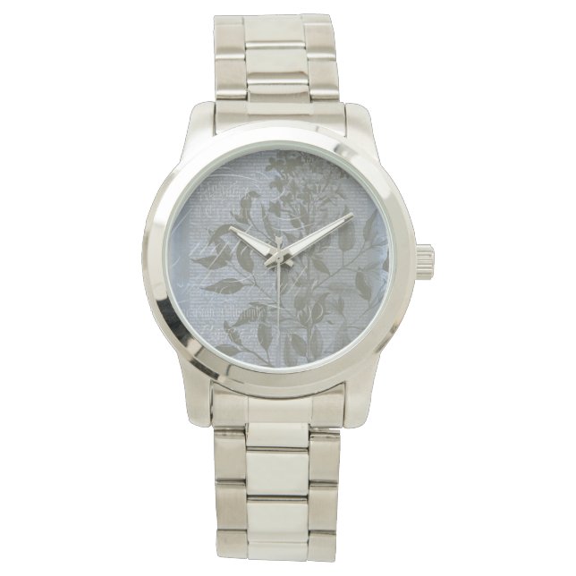 Fleur de Bleu I Armbanduhr (Vorderseite)